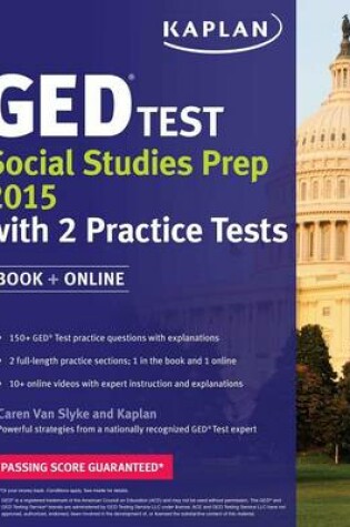 Cover of Kaplan GED Test Social Studies Prep 2015