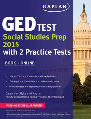 Book cover for Kaplan GED Test Social Studies Prep 2015