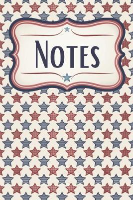 Book cover for Patriotic Stars USA Notebook