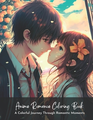 Book cover for Anime Romance Coloring Book