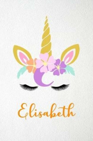 Cover of Elisabeth A5 Lined Notebook 110 Pages