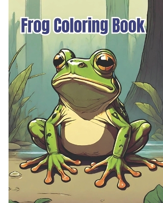 Book cover for Frog Coloring Book