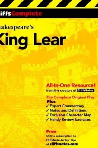 Cover of Cliffscomplete King Lear