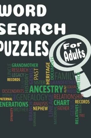 Cover of Challenging Word Search Puzzles For Adults