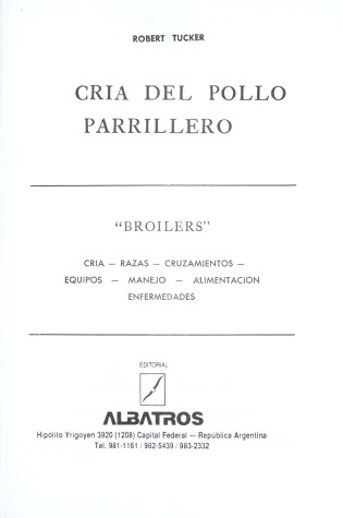 Cover of Cria del Pollo Parrillero