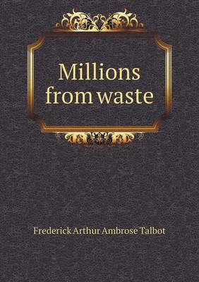 Book cover for Millions from waste