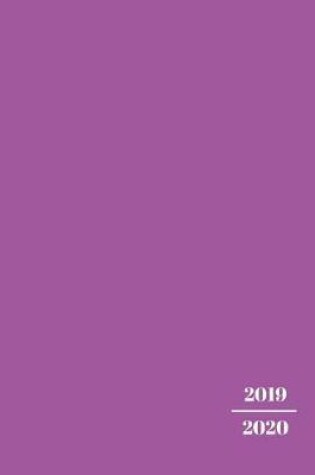 Cover of Purple Teacher Planner 2019-2020