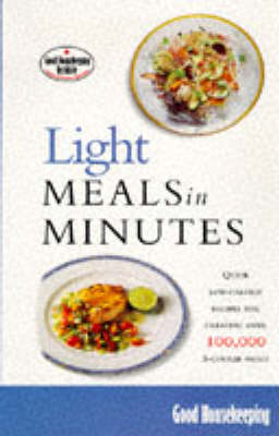 Book cover for "Good Housekeeping" Light Meals in Minutes