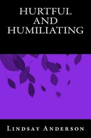 Cover of Hurtful and Humiliating