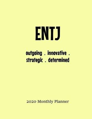 Book cover for ENTJ Monthly Planner