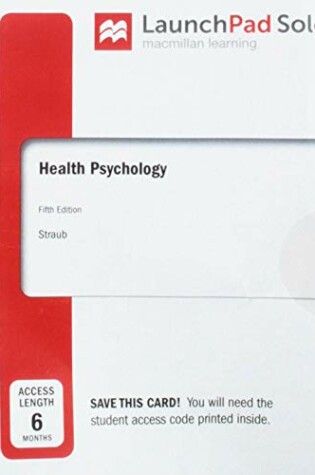 Cover of Launchpad Solo for Health Psychology (1-Term Access)