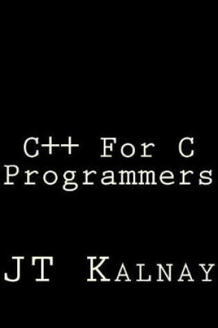 Cover of C++ For C Programmers