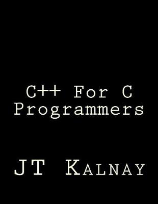 Book cover for C++ For C Programmers