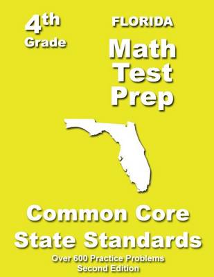 Book cover for Florida 4th Grade Math Test Prep