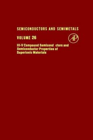 Cover of Semiconductors & Semimetals V26