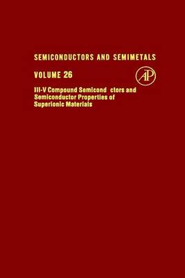 Cover of Semiconductors & Semimetals V26