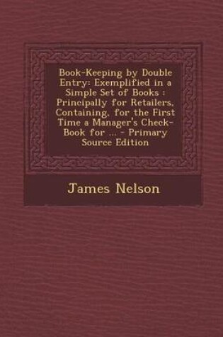 Cover of Book-Keeping by Double Entry