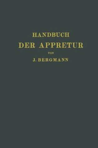 Cover of Handbuch der Appretur