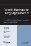 Book cover for Ceramic Materials for Energy Applications V