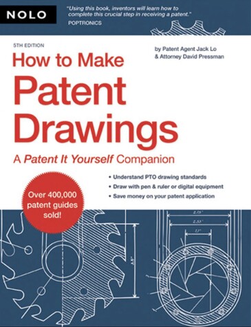 Book cover for How to Make Patent Drawings