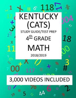 Book cover for 4th Grade KENTUCKY CATS, 2019 MATH, Test Prep