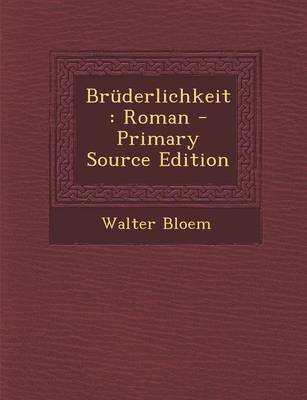 Book cover for Bruderlichkeit