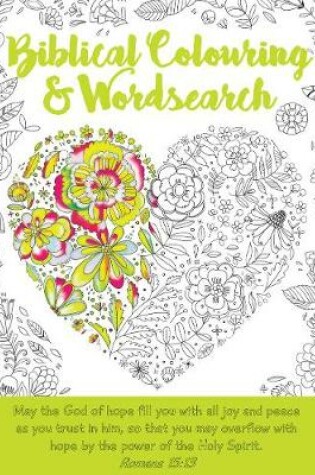 Cover of Biblical Colouring & Wordsearch Book: Heart