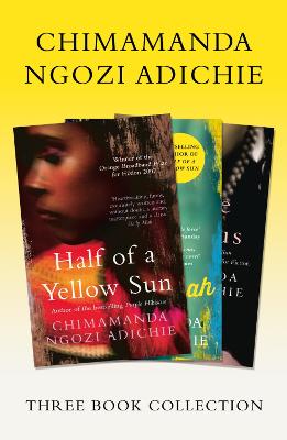 Book cover for Half of a Yellow Sun, Americanah, Purple Hibiscus: Chimamanda Ngozi Adichie Three-Book Collection
