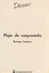 Book cover for Mujer de Compraventa