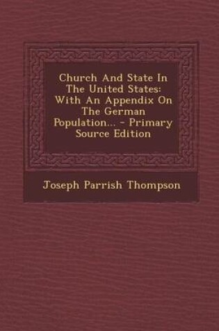 Cover of Church and State in the United States