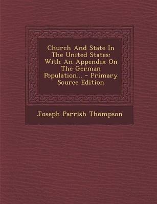 Book cover for Church and State in the United States