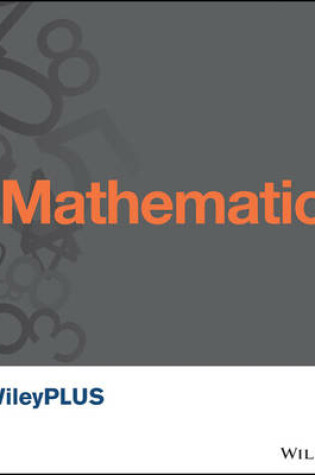 Cover of Mathematics WileyPLUS