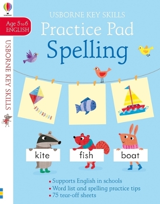 Book cover for Spelling Practice Pad 5-6