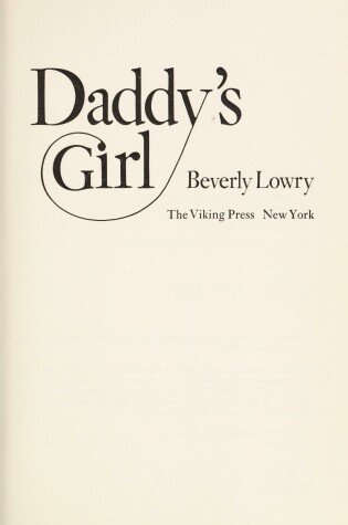 Cover of Daddy's Girl