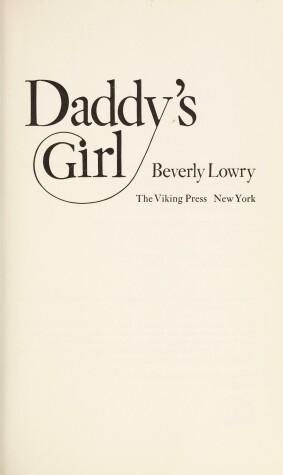 Book cover for Daddy's Girl