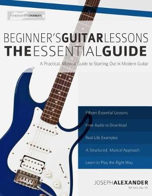 Book cover for Beginner's Guitar Lessons