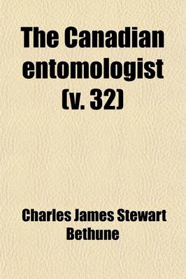 Book cover for The Canadian Entomologist Volume 32