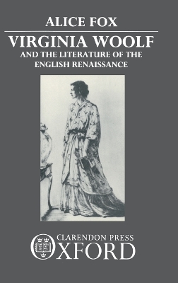 Cover of Virginia Woolf and the Literature of the English Renaissance