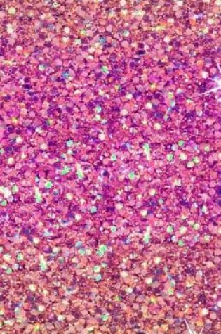 Cover of Glitter Notebook Gold Pink