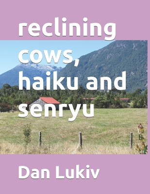 Book cover for reclining cows, haiku and senryu