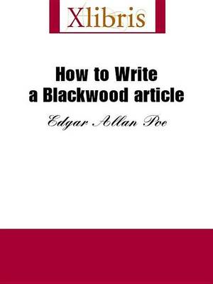 Book cover for How to Write a Blackwood Article