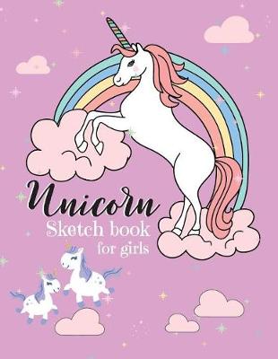 Book cover for Unicorn Sketch Book for Girls