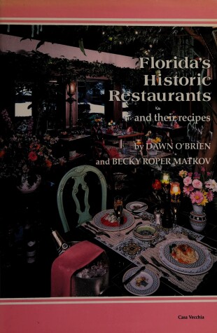 Book cover for Florida's Historic Restaurants and Their Recipes