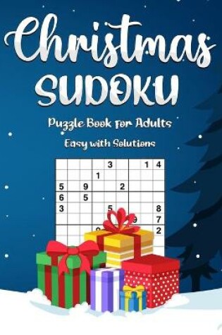 Cover of Christmas Sudoku Puzzle Book for Adults