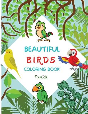 Book cover for Beautiful Birds Coloring Book