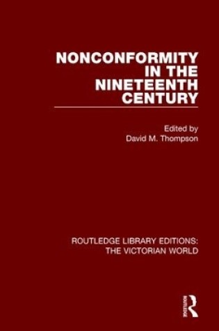 Cover of Nonconformity in the Nineteenth Century