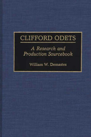 Cover of Clifford Odets