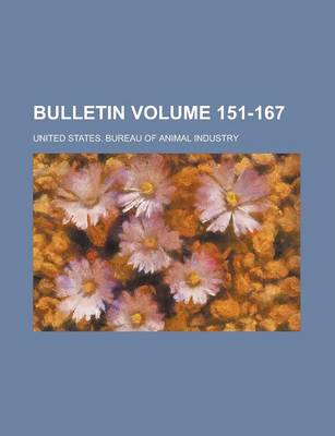 Book cover for Bulletin Volume 151-167