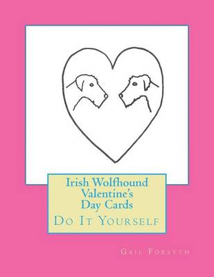 Book cover for Irish Wolfhound Valentine's Day Cards