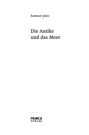 Book cover for Die Antike Und Das Meer